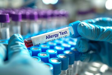 Allergy Blood Test Vial