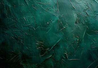 Poster - Dark Green Textured Background For Design