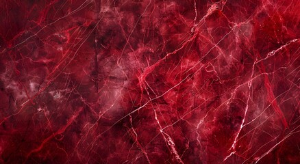 Sticker - Grungy Burgundy Red Marble Texture Background