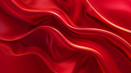 Canvas Print - Abstract Red Silk Texture Background