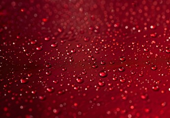 Wall Mural - red background with water droplets