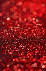 Wall Mural - sparkling red glitter texture background