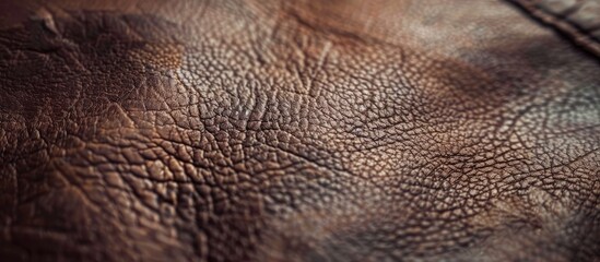 Aufkleber - Close up view of a leather texture with copy space image