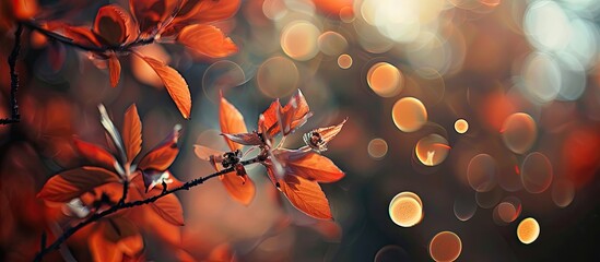 Aufkleber - Classic bokeh captured in a photograph with copy space image