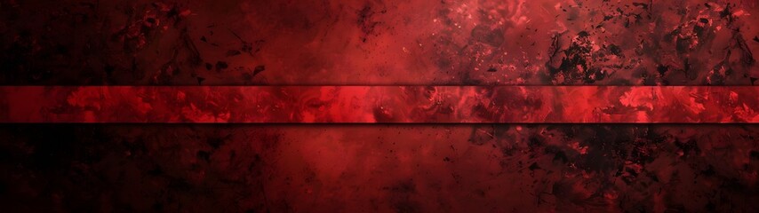 Wall Mural - grunge red background with dark gradient and empty space