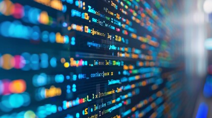 Abstract Code Background.