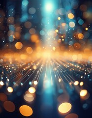 blurry image of a bright light with some lights