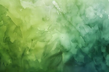 Wall Mural - abstract watercolor green background texture