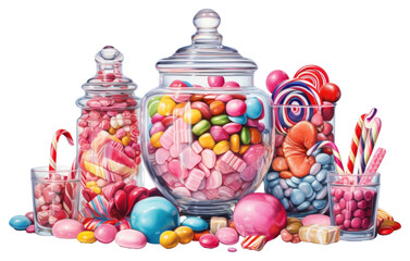 Wall Mural - PNG Candy confectionery pill food.