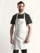 © PSCL RDL - The front of this mockup of a personalized apron can be customized with a photo or custom design.