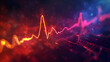 © Studios - Heartbeat pule line illustration background ECG hospital diagnosis test emergency life case