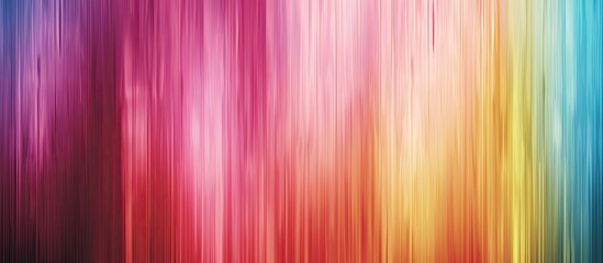 Poster - Colorful lines create a light abstract gradient motion in this textured wallpaper with a blurred background ideal for projects needing copy space image