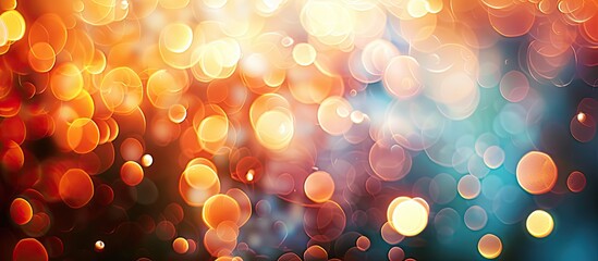 Fototapete - Bokeh lights with a background suitable for adding text or elements within the image. with copy space image. Place for adding text or design