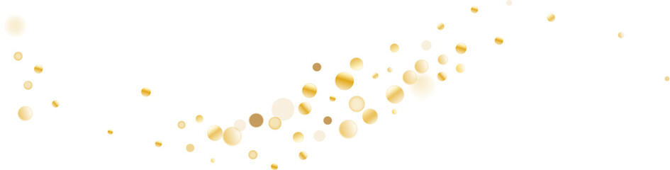 Sticker - Gold glitter. Golden sparkle confetti. Shiny glittering dust.
