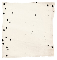 Wall Mural - PNG  Black polka dot ripped paper backgrounds text white background.