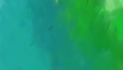 Wall Mural - painting background texture with medium sea green and sea green colors and space for text or image. can be used as header or banner