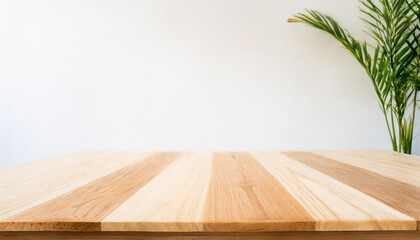 Real wood table top texture on white wall room background.For create product display or key  (1)-Enhanced-SR-2.jpg