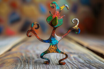 Wall Mural - Artistic Kokopelli Animation - Cultural and Mythological Art