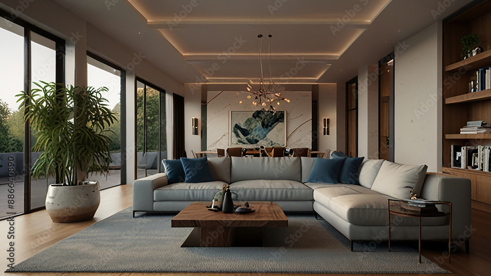 Versatile Living Room Design: A Multi-View Ultra Rendered Interior by ...
