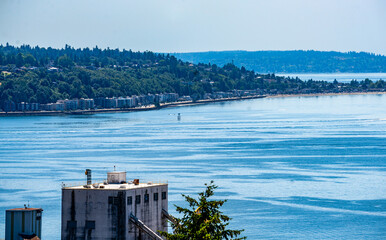 Canvas Print - Alke Beach From  Seattle