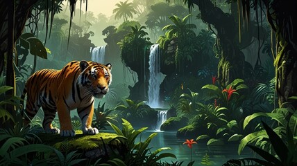 Jungle adventure wallpaper