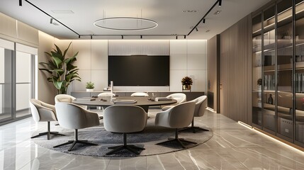 Wall Mural - An area for meetings and negotiations