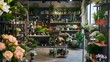 © Yelena - Interior of a modern flower shop filled