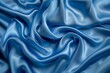© TANAT - 1 Blue silk fabric, view from the top, smooth surface, evenly, no scratches, realistic, very detailed, sharp focus