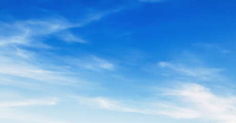 Wall Mural - blue sky with white clouds