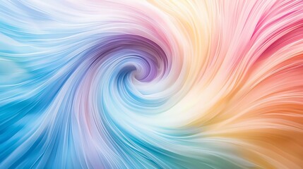 Wall Mural - soft colorful abstract swirl background