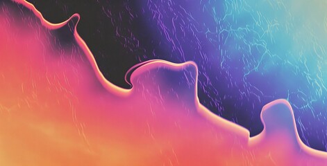 Wall Mural - Ideal for digital banners, this high-resolution image boasts a sharp focus, ensuring every detail of the gradient and noise is crystal clear.