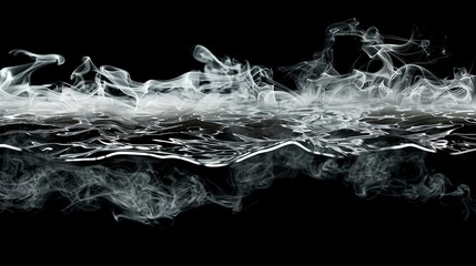 Canvas Print - Smoke in Water 