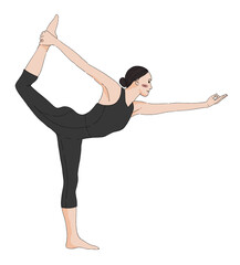 Wall Mural - yoga element design for templates.