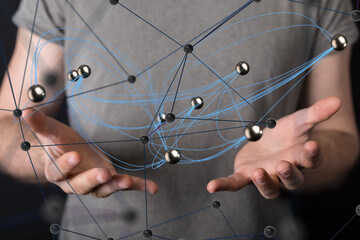 Poster -  people network structure HR - Human resources management and recruitment