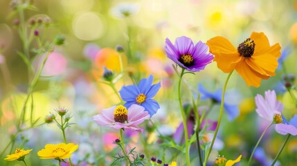 Wall Mural - Discuss the environmental benefits of planting wildflowers.