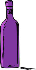 Sticker - Colorful Bottle Illustration