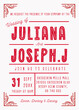 © Squirrel92 - Typography Wedding Invitation Card