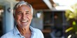 © Anastasiia - Portrait of a Smiling Elderly Man in His 50s with Grey Hair and Healthy Skin and Teeth. Concept Portrait Photography, Elderly Man, Smile, Grey Hair, Healthy Skin
