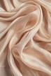 © miss irine - Soft pink fabric texture close-up. Folded Rayon cloth with intricate patterns, smooth surface. Gray background highlights vibrant color. Suitable for fashion, textile, design, lifestyle projects.