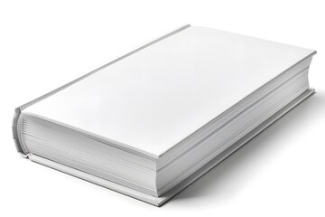 Wall Mural - Blank Hardcover Book with White Cover