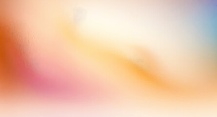 Canvas Print - Abstract blurred background with soft pink, orange and white gradient