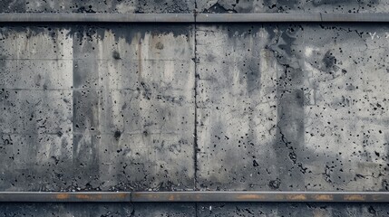 Wall Mural - concrete rail road background - generative ai