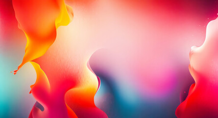 Wall Mural - Abstract colorful gradient background with fluid shapes