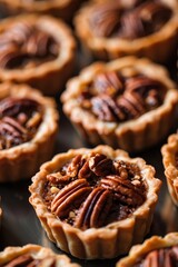 Wall Mural - a close up of a bunch of pies on a table