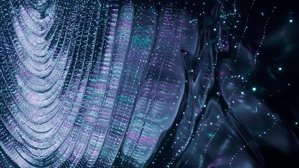 Wall Mural - embarking on an investigation of intricate light designs within a virtual system. design