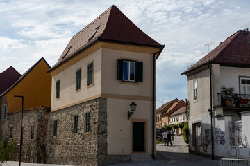 Maribor, Slovenia. Beauty of the historic center, typical streets, squares, underground cellar and the beauty of a city with Austrian architecture. Famous for wine. Second largest city in Slovenia.