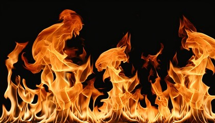 Wall Mural - images of fire flames