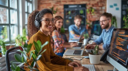 developing programmer team development website design and coding technologies working in software co