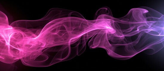 Sticker - Abstract Pink and Purple Smoke