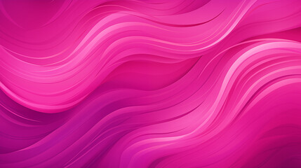 Poster - Pink Waves Abstract Art